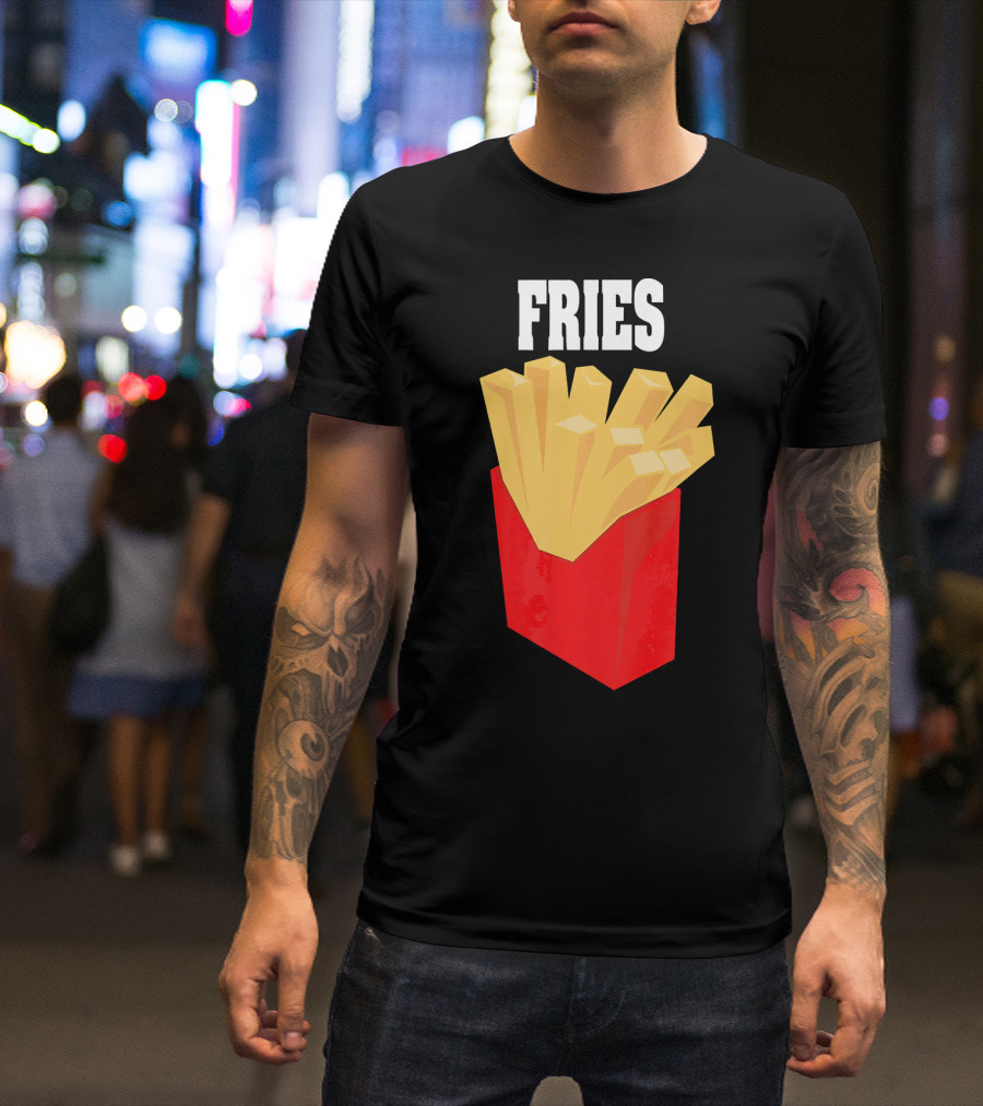 FRIES French Fries Box T-Shirt