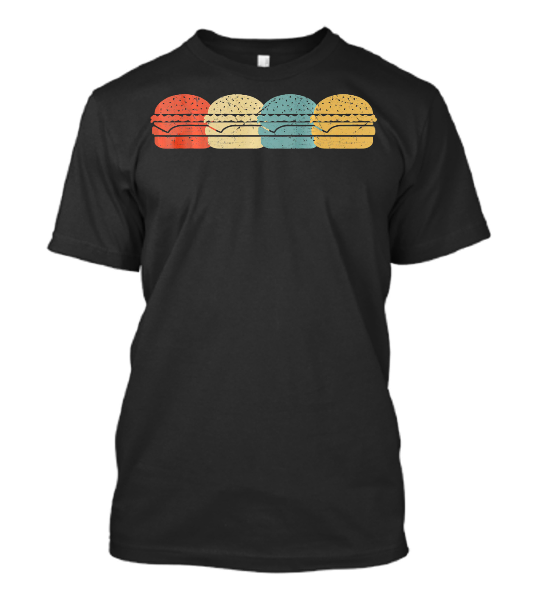 Vintage Retro Hamburger Pop Art Cool Ham T-Shirt