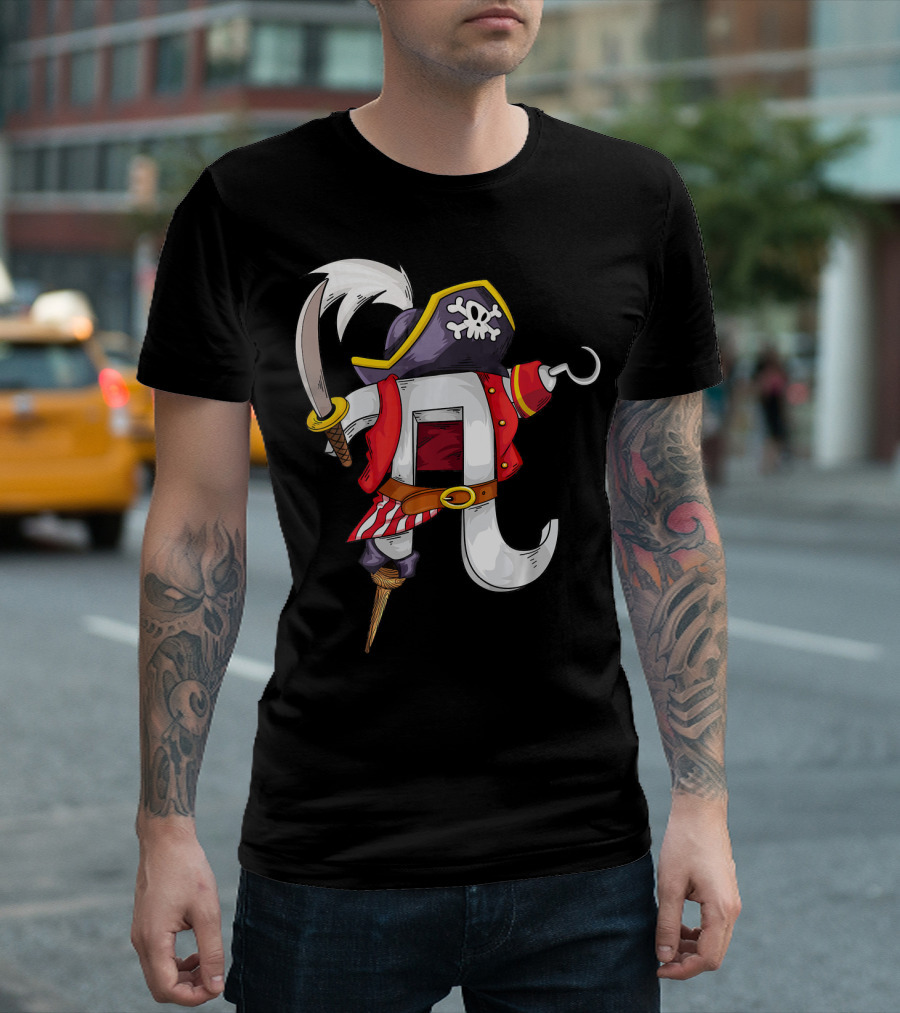 Pi Pirate Costume Cool Math Lovers T-Shirt