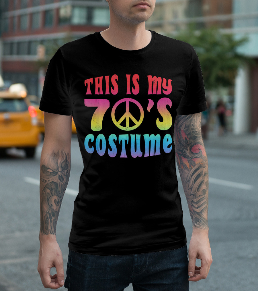 This Is My 70's Peace Sign Costume T-Shirt