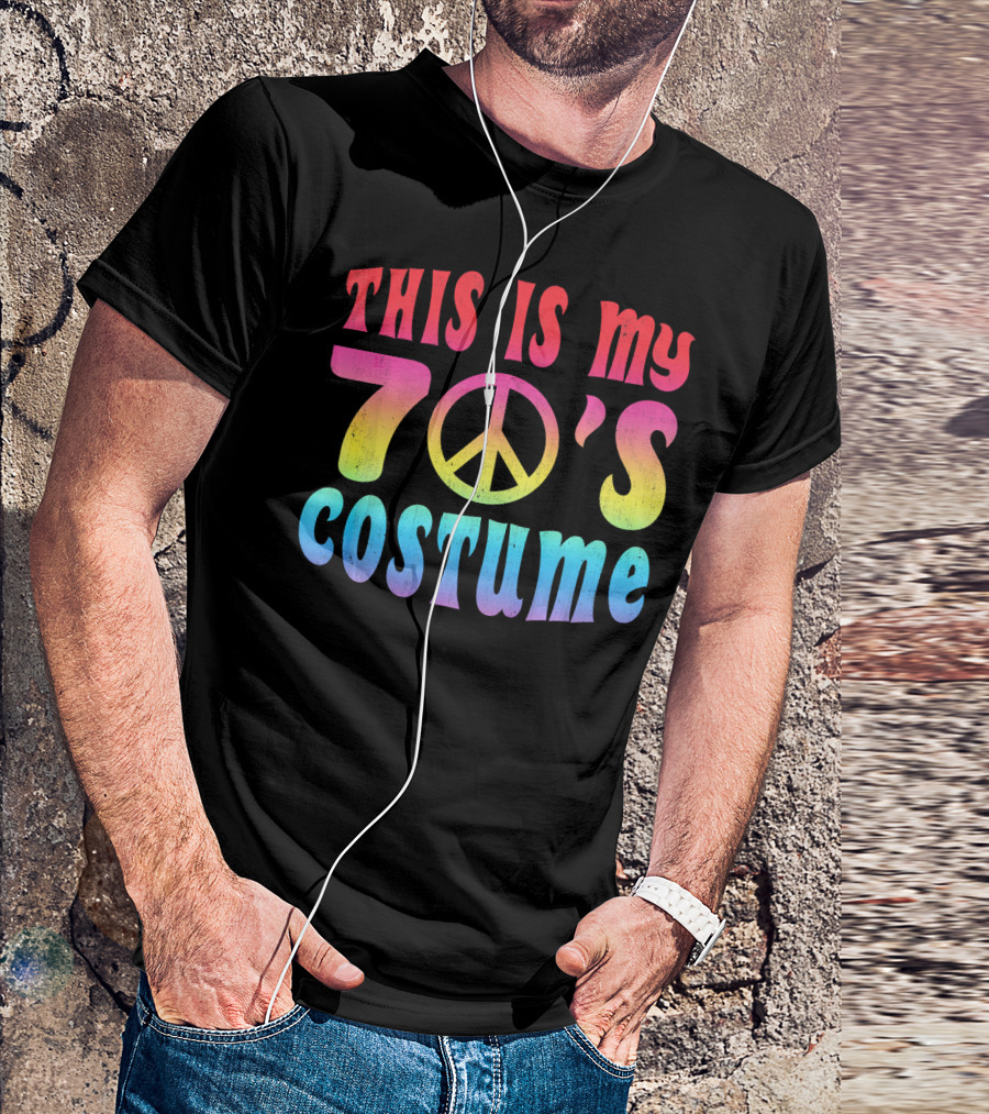 This Is My 70's Peace Sign Costume T-Shirt