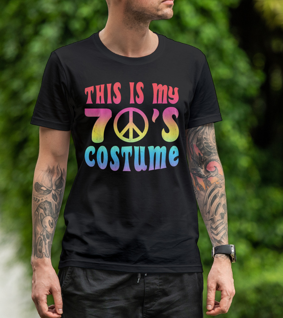 This Is My 70's Peace Sign Costume T-Shirt