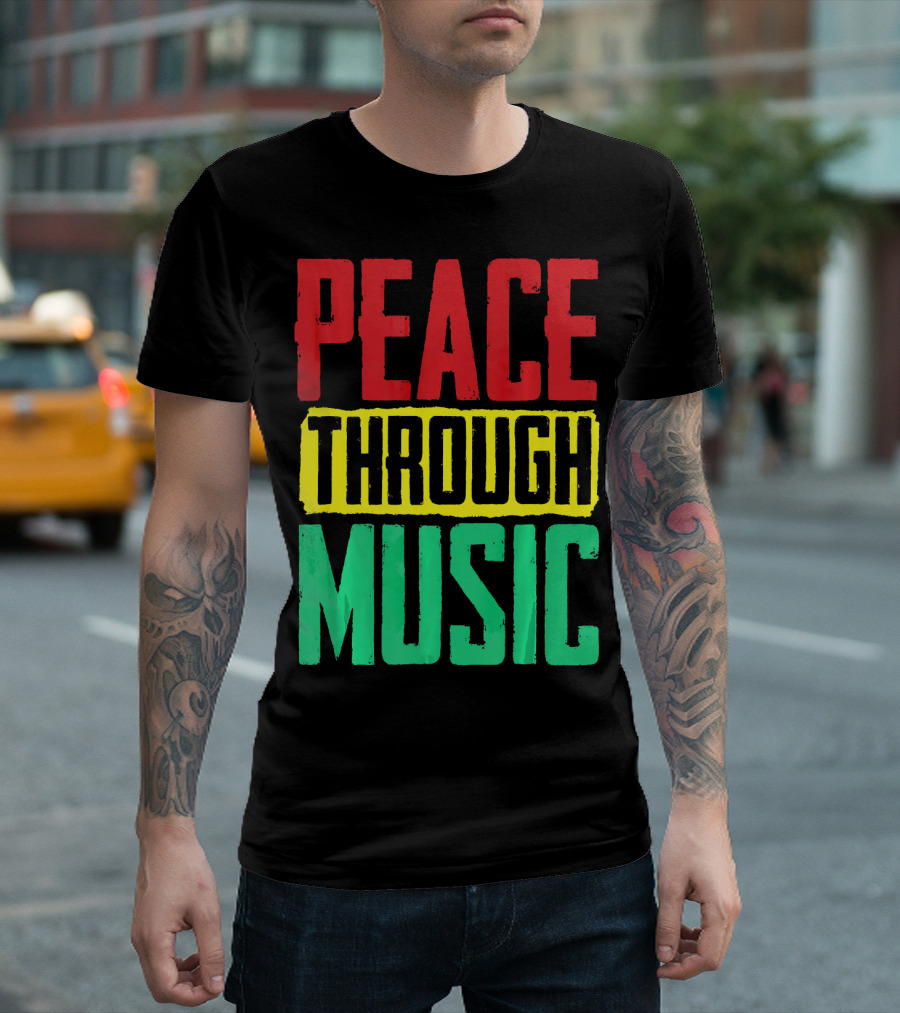 Peace Through Music Reggae Concert T-Shirt