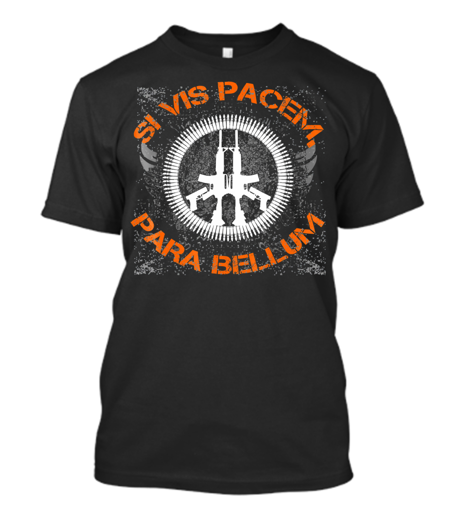 Si Vis Pacem Para Bellum Rifle Ammunition Circle T-Shirt