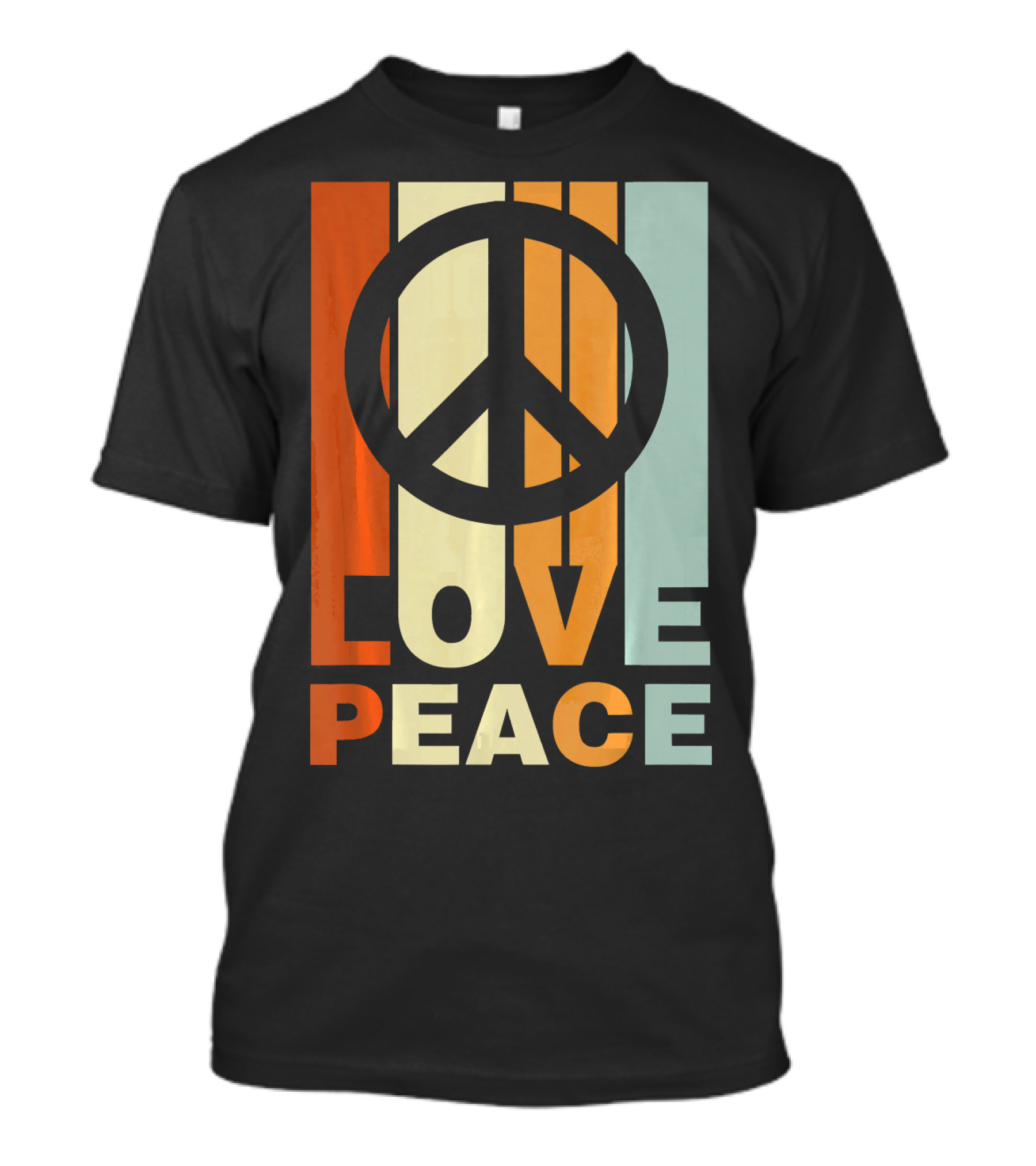 Love Peace Vintage Peace Symbol 70s T-Shirt