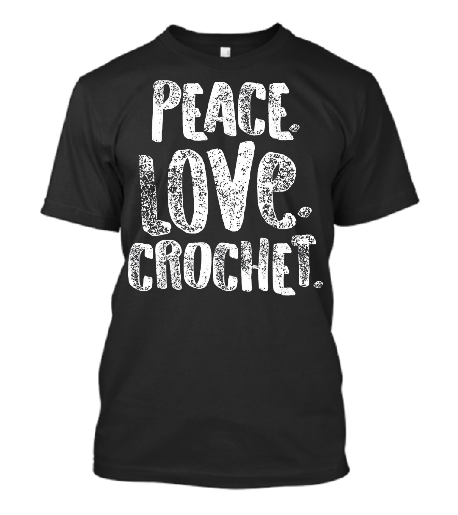 Peace Love Crochet T-Shirt