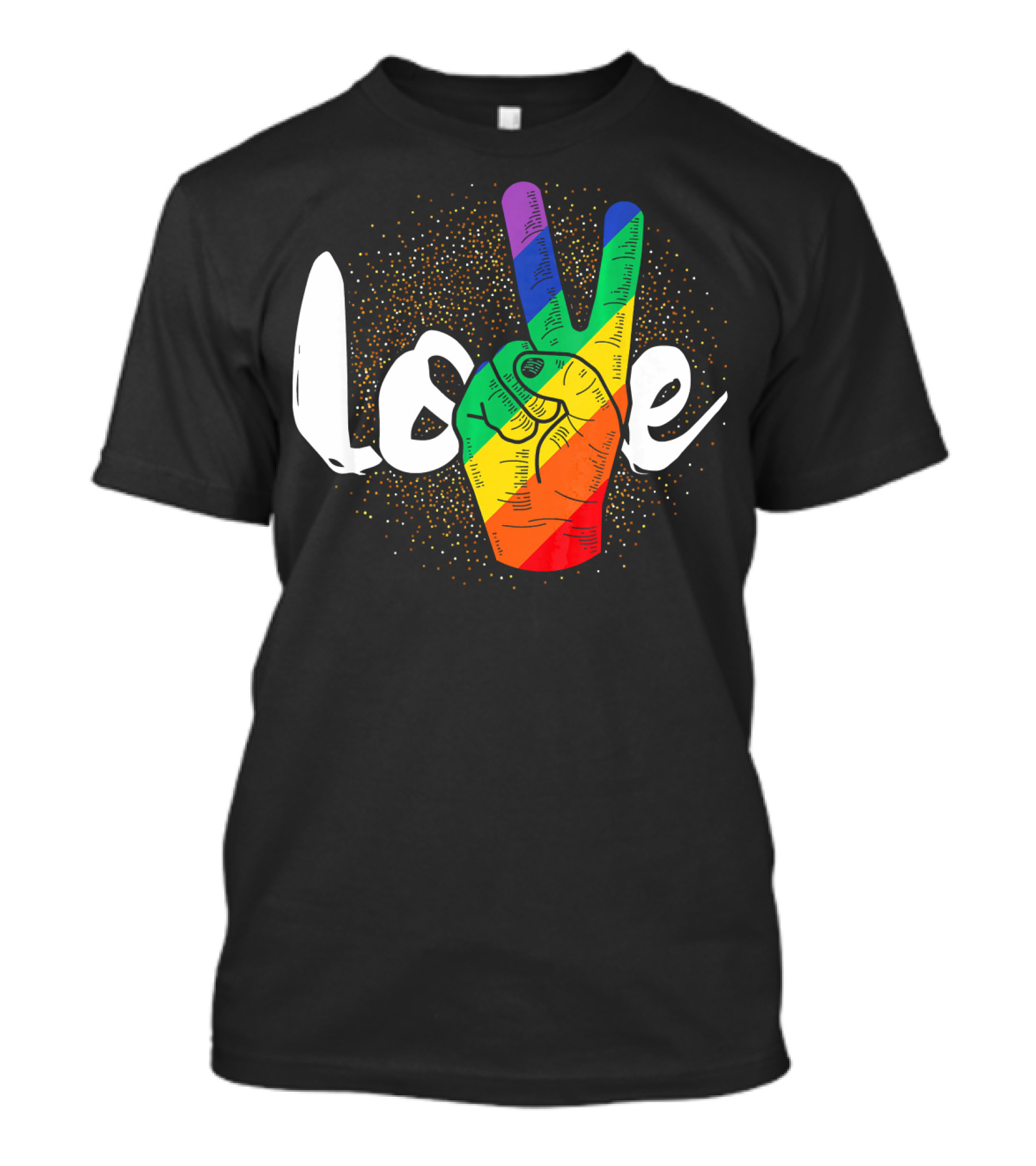 Love Peace Rainbow Flag LGBT T-Shirt
