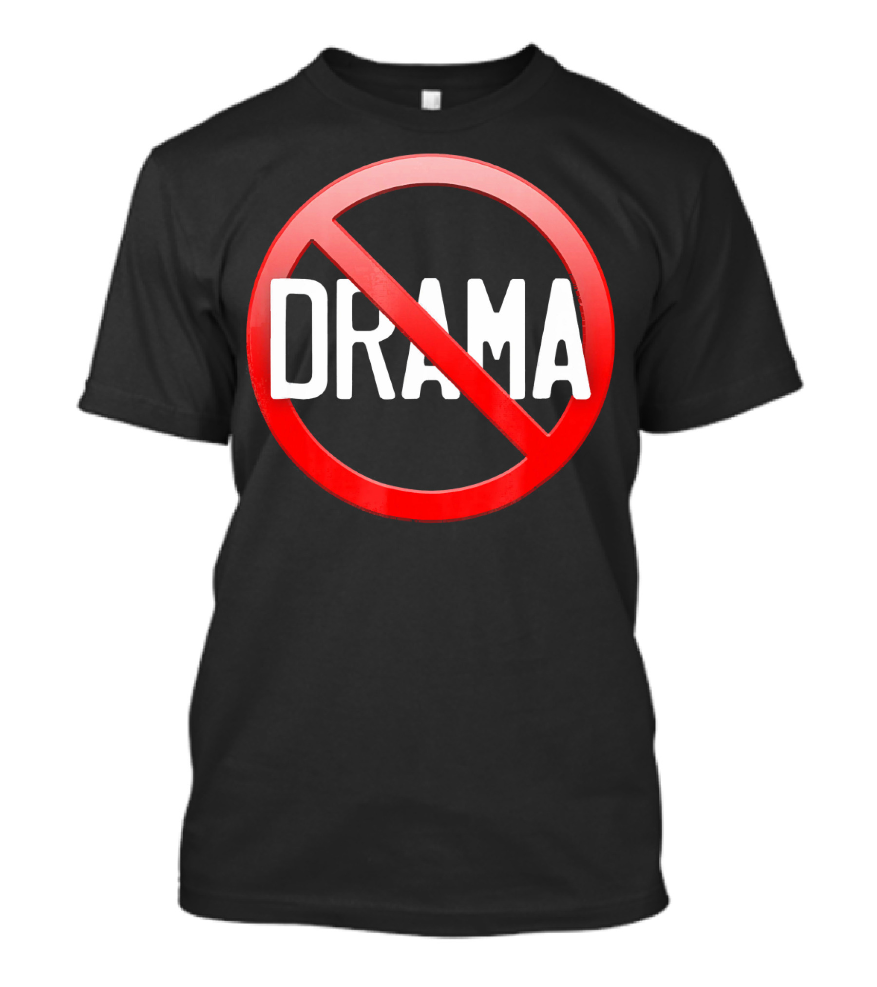 No Drama Peace Sign Symbol No Worries No Conflicts T-Shirt