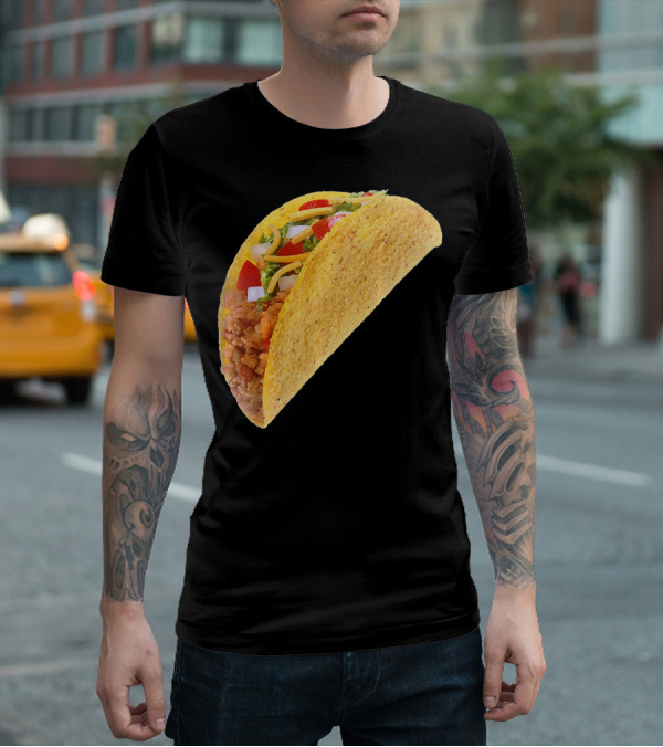 Taco Costume Mexican Food Hard Shell Taco T-Shirt