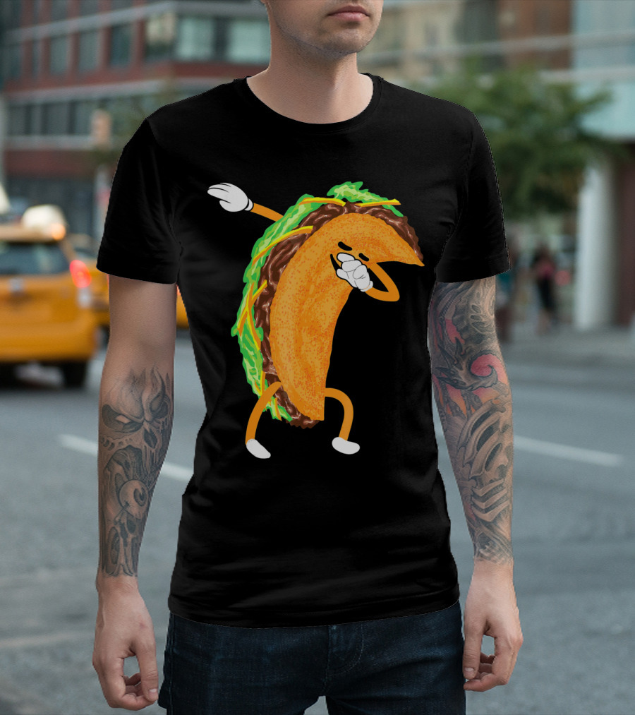 Dabbing Taco Cute Taco Cinco De Mayo Fun T-Shirt