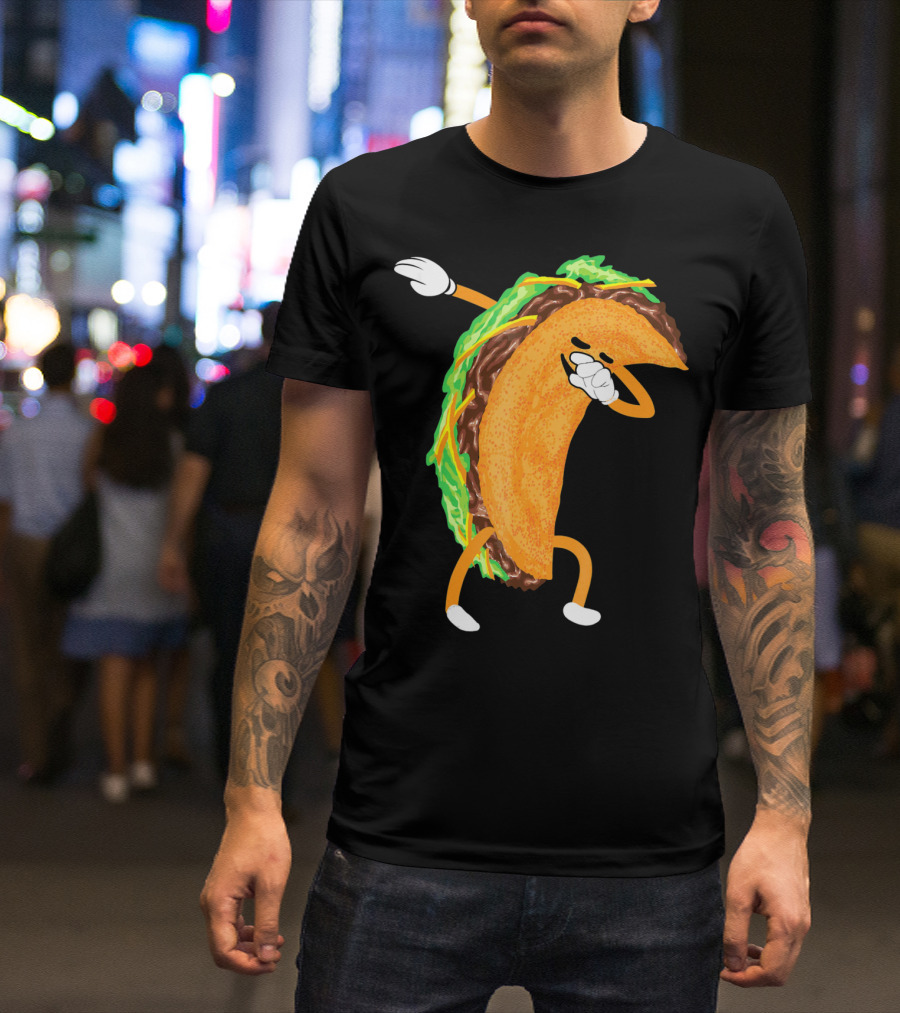 Dabbing Taco Cute Taco Cinco De Mayo Fun T-Shirt
