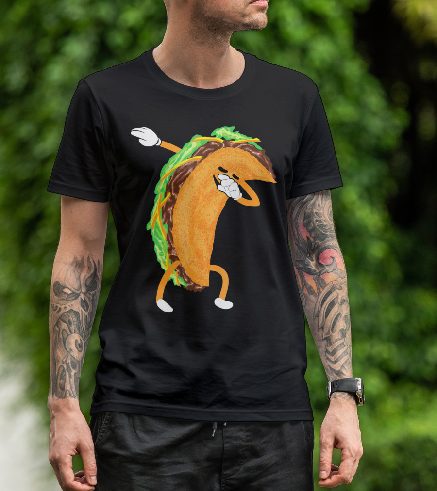 Dabbing Taco Cute Taco Cinco De Mayo Fun T-Shirt