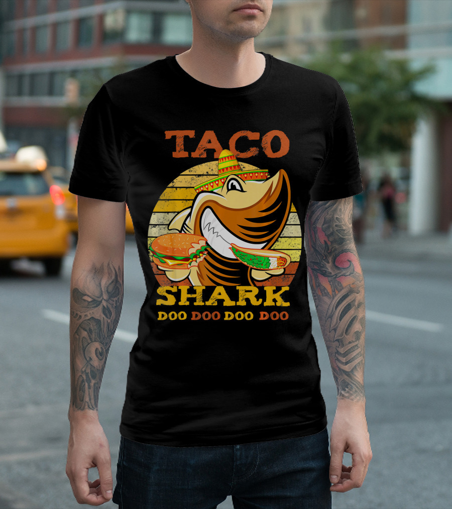 Taco Shark Doo Doo Doo Doo T-Shirt