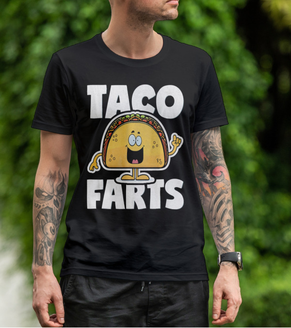Taco Farts Funny Vintage Mexican Food T-Shirt