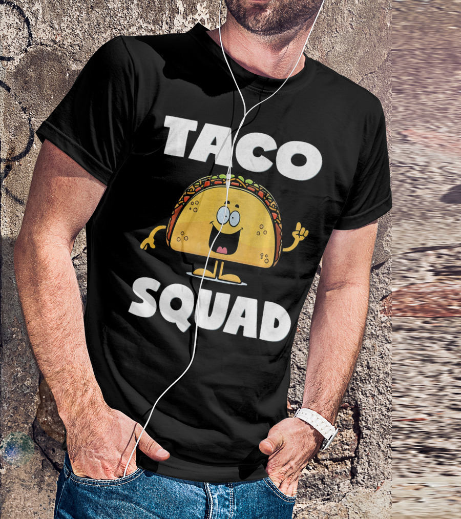 Taco Squad Vintage Funny Tacos Party T-Shirt