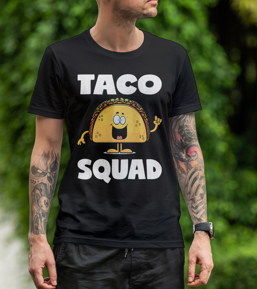 Taco Squad Vintage Funny Tacos Party T-Shirt