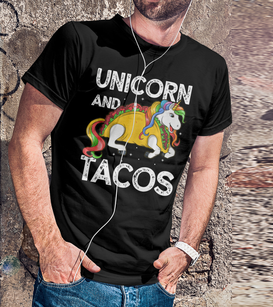 Unicorn And Tacos Rainbow Taco Squad T-Shirt