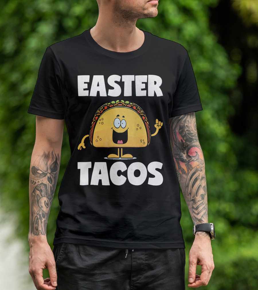 Easter Tacos Vintage Funny Easter T-Shirt