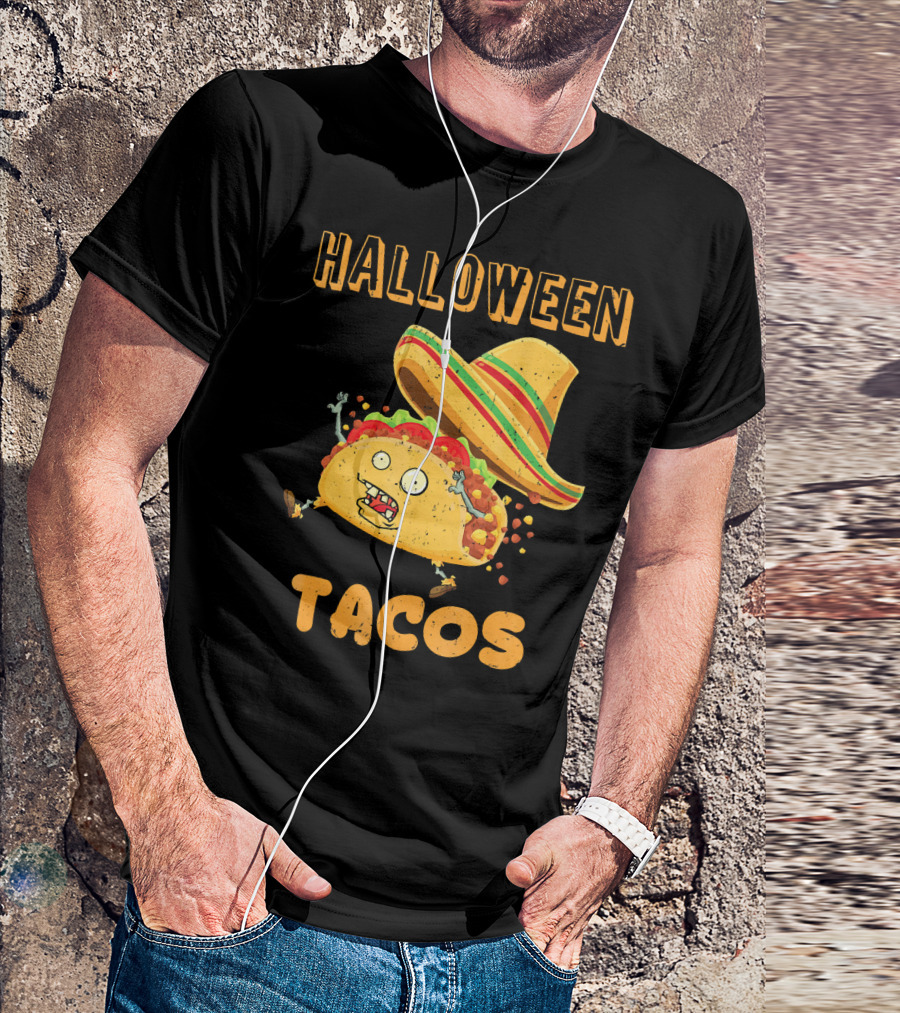 Halloween Tacos Zombie Costume T-Shirt