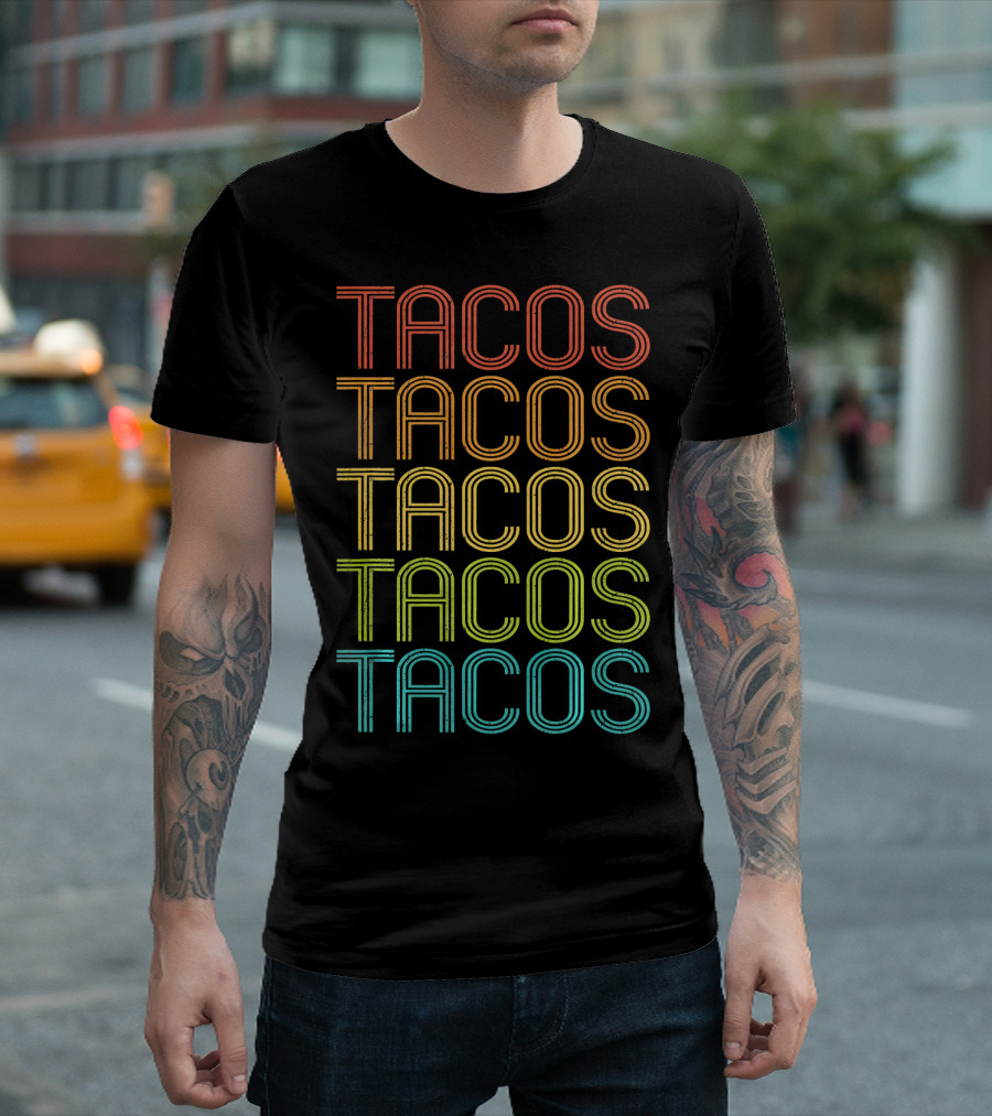 Taco Love Tacos Guacamole Tacos Tacos Tacos Tacos Tacos T-Shirt