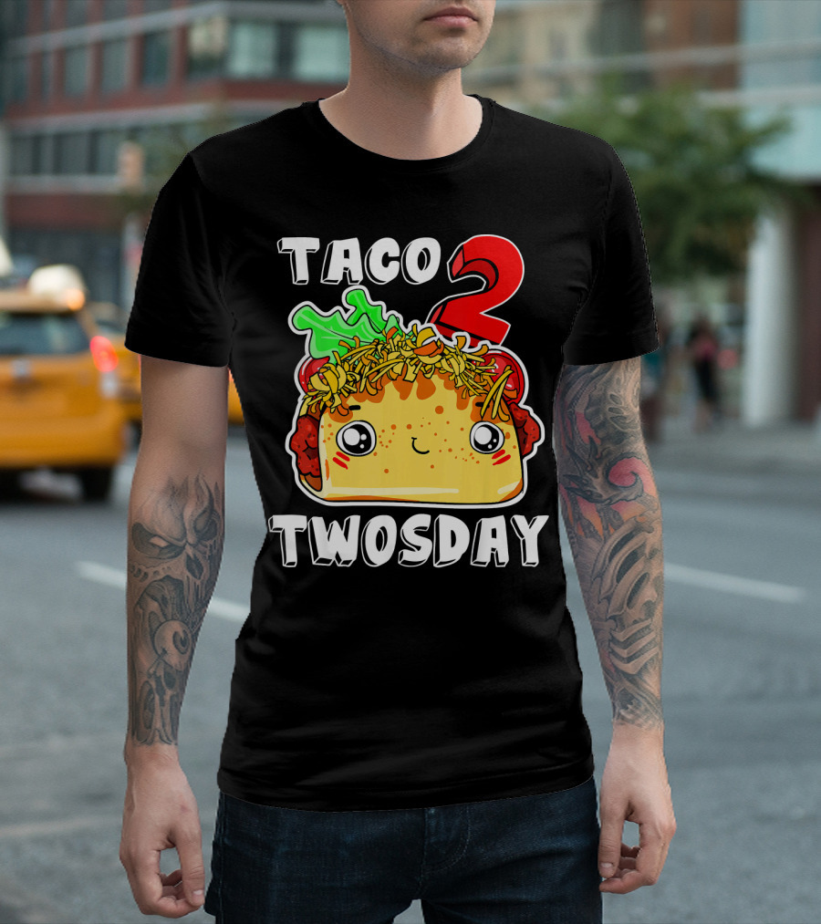 Taco Twosday 2nd Birthday Party Kids T-Shirt