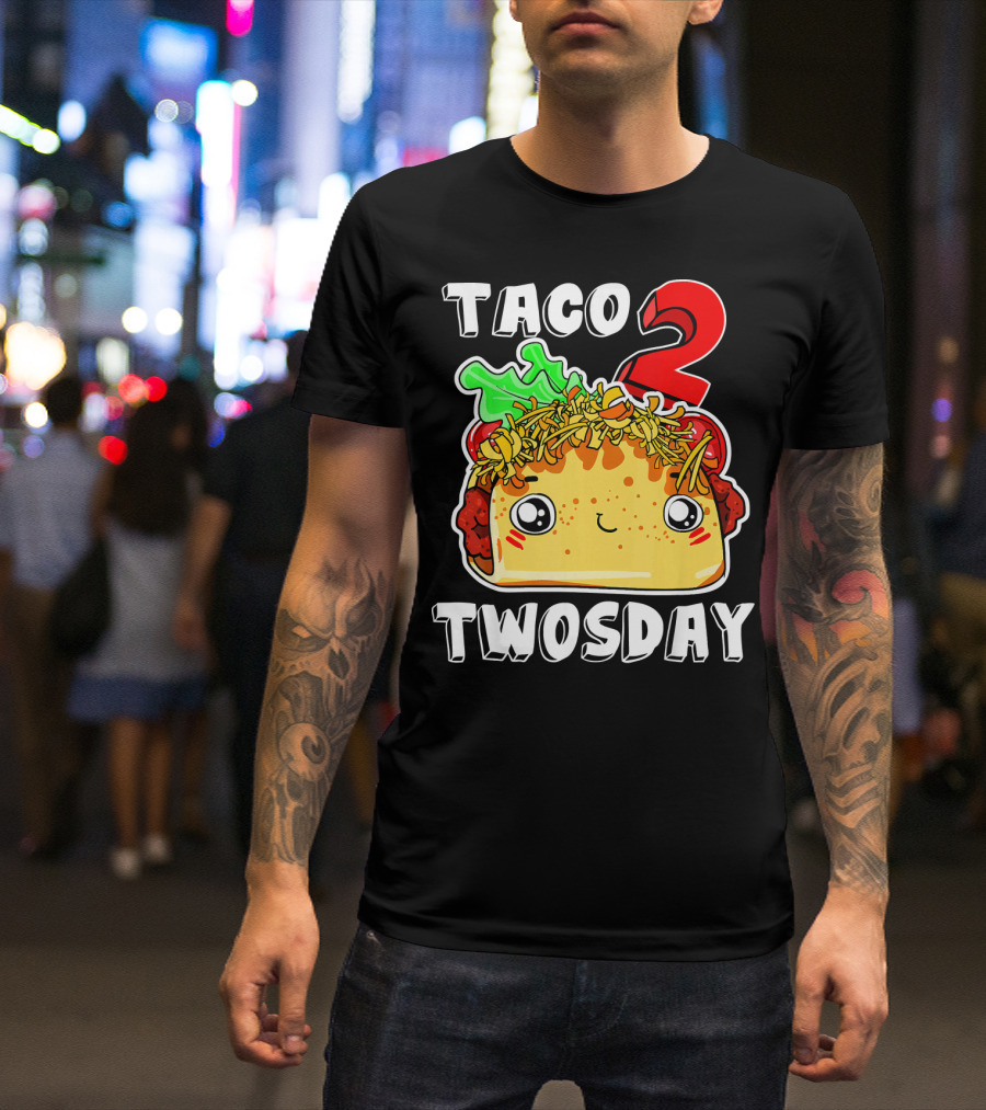Taco Twosday 2nd Birthday Party Kids T-Shirt