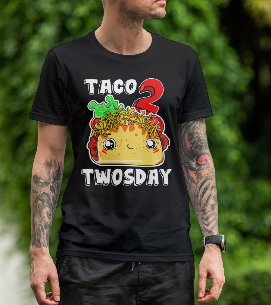 Taco Twosday 2nd Birthday Party Kids T-Shirt