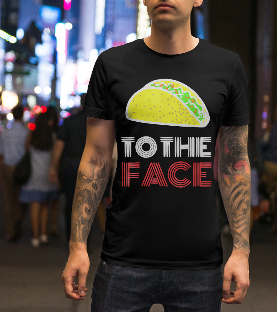 Vintage Taco To The Face Tuesday T-Shirt