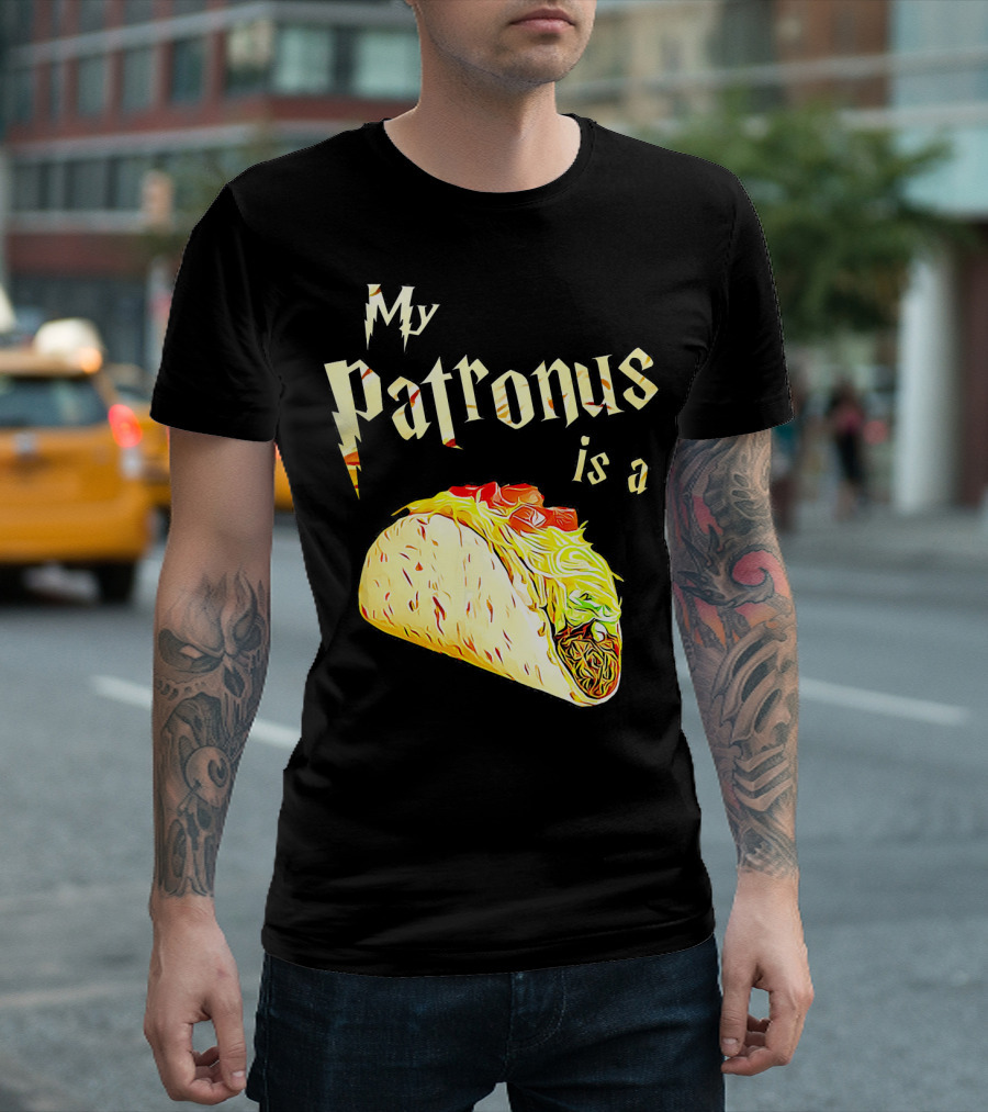 My Patronus is a Taco Wizard Warlock Foo T-Shirt