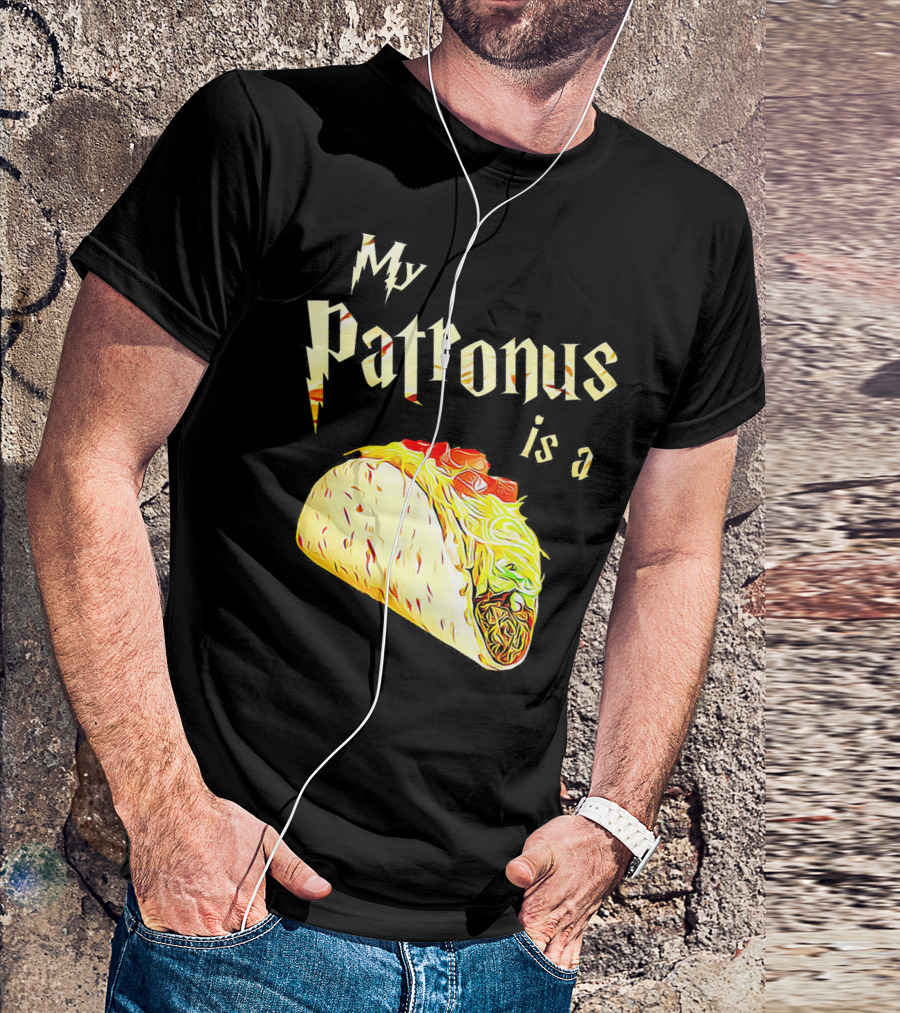 My Patronus Is A Taco Wizard Warlock Foo T-Shirt