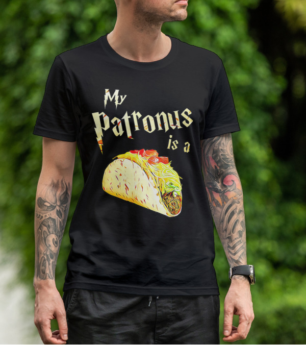 My Patronus Is A Taco Wizard Warlock Foo T-Shirt