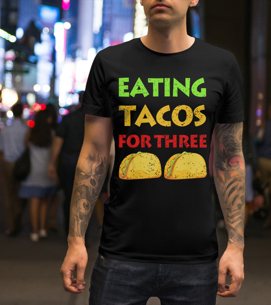 Moms Of Twins Eating Tacos For Three Mexi T-Shirt