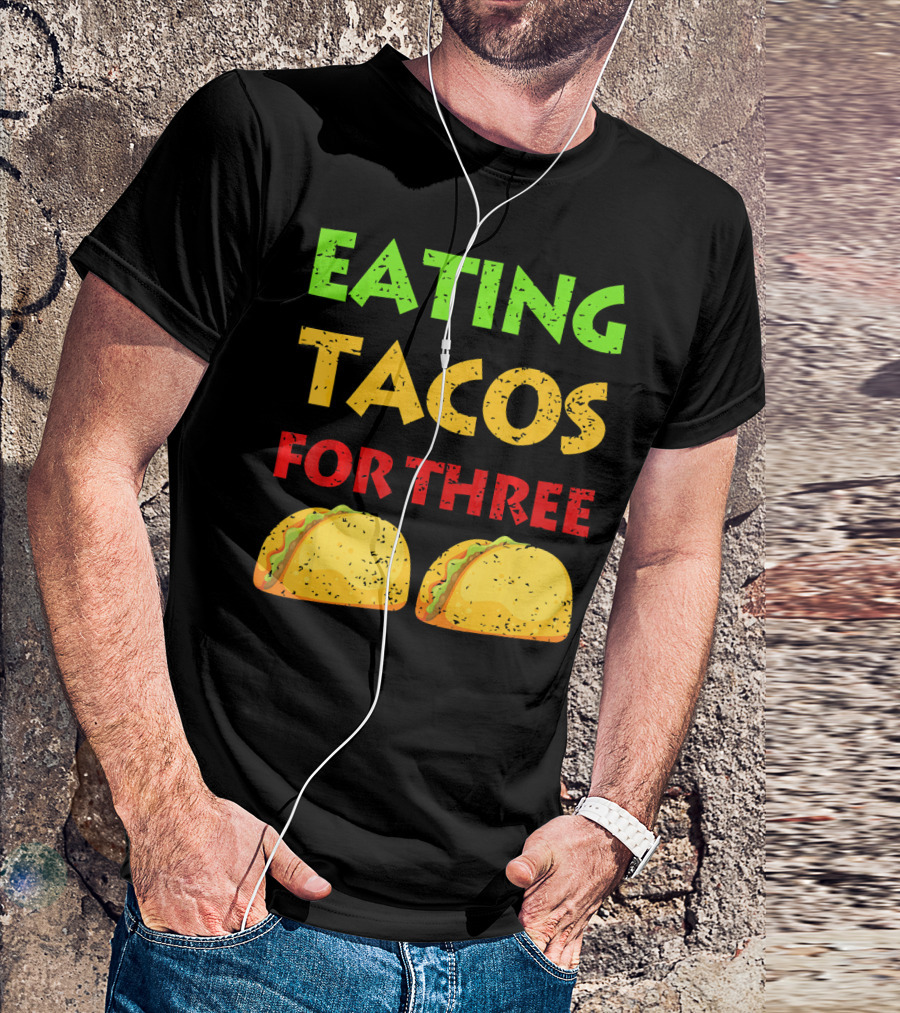 Moms Of Twins Eating Tacos For Three Mexi T-Shirt