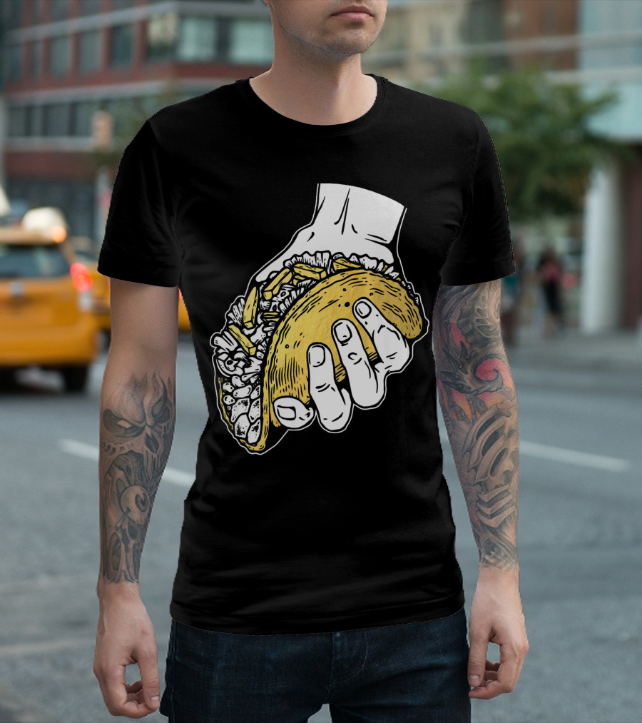 Taco Hand Holding Classic Street Food T-Shirt