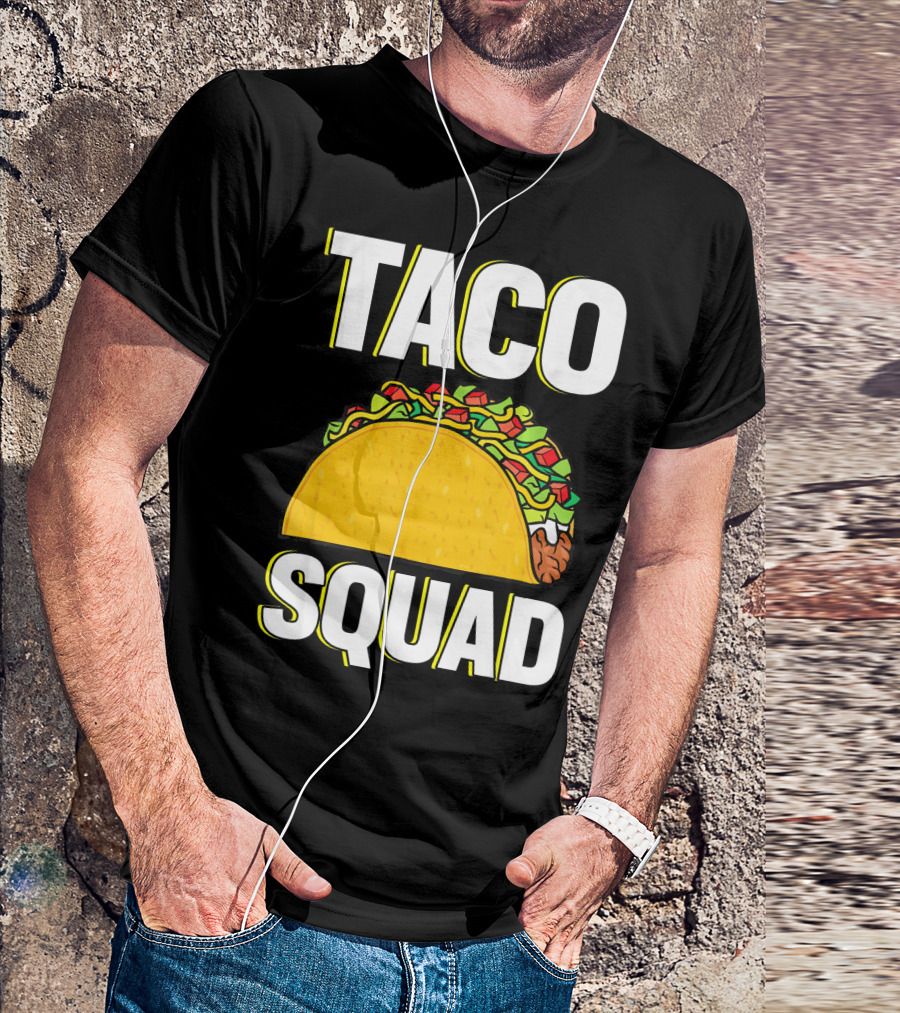 Taco Squad Funny Food Lover Team T-Shirt