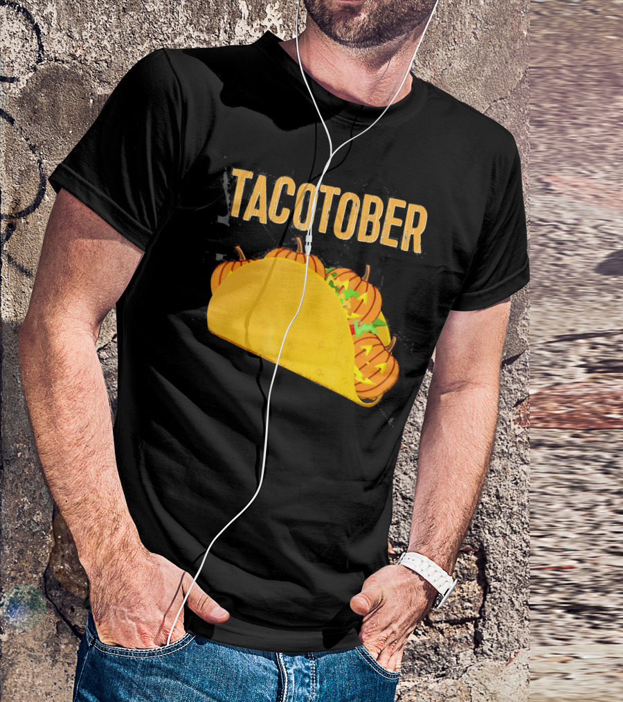 Tacotober Halloween Pumpkin Taco T-Shirt
