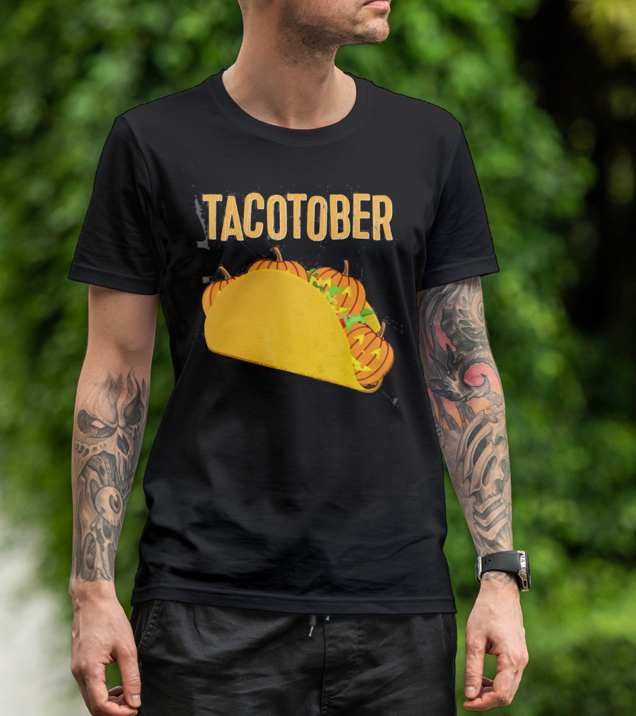 Tacotober Halloween Pumpkin Taco T-Shirt