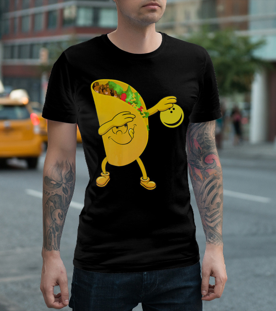 Dabbing Tacos Dab Bowling Happy Bowling Taco T-Shirt
