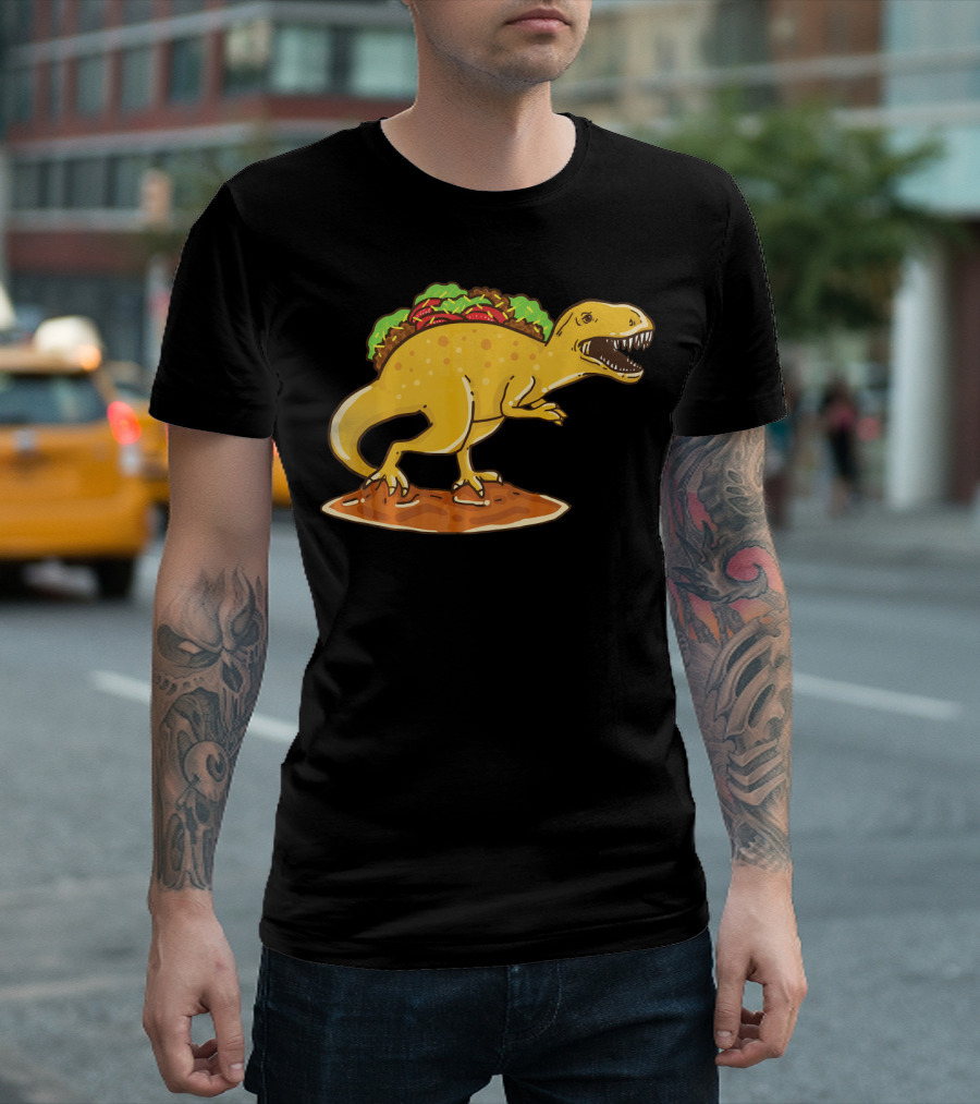 Tyrannosaurus Rex Taco Dinosaur T-Shirt