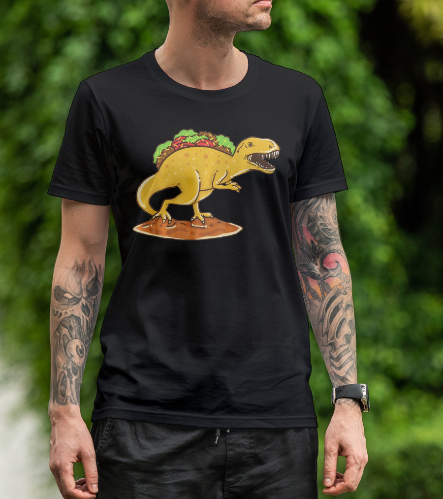 Tyrannosaurus Rex Taco Dinosaur T-Shirt