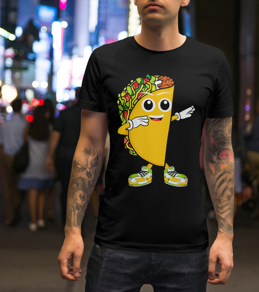 Dabbing Taco Dance Fun Celebrate Fiesta T-Shirt