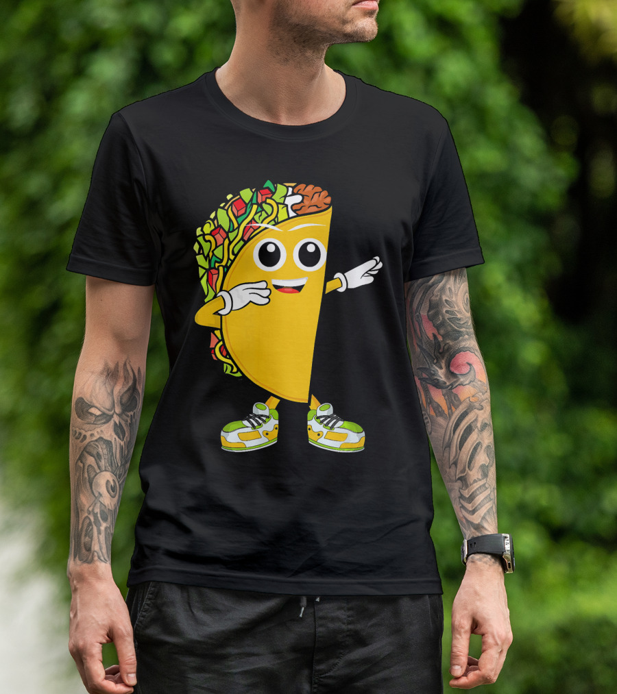 Dabbing Taco Dance Fun Celebrate Fiesta T-Shirt