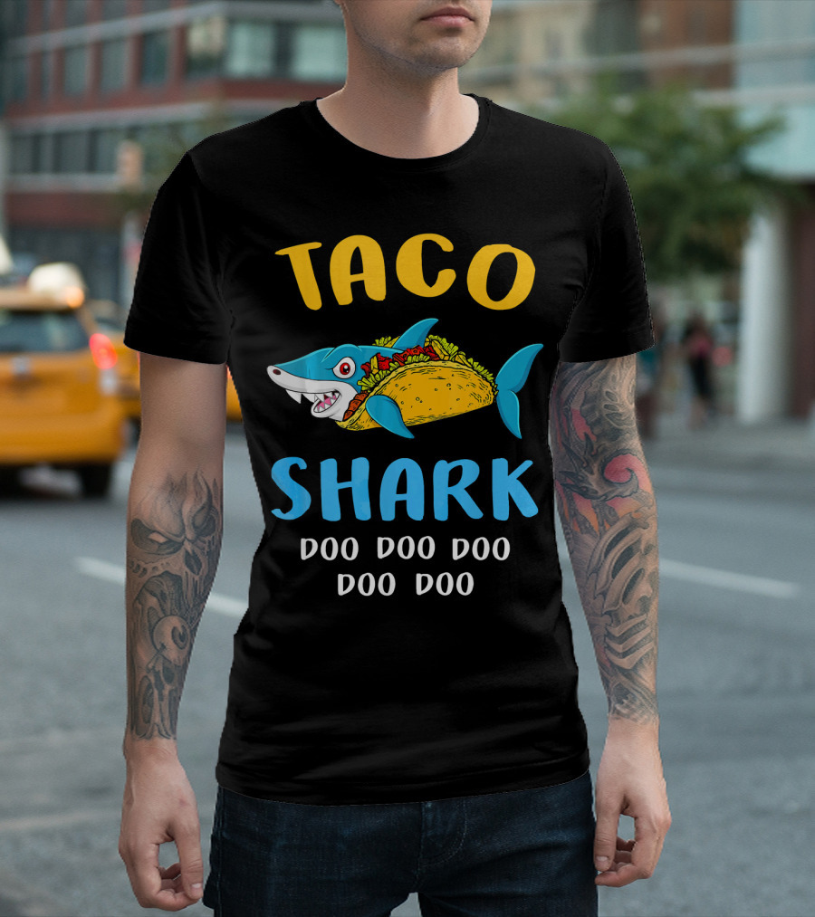 Taco Shark Doo Doo Doo Doo Doo T-Shirt