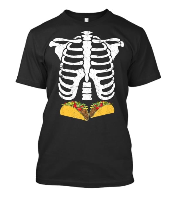 Skeleton Rib Cage Taco Xray T-Shirt