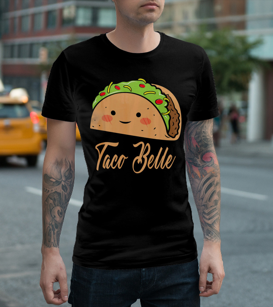 Taco Belle Cute Funny Taco Face T-Shirt