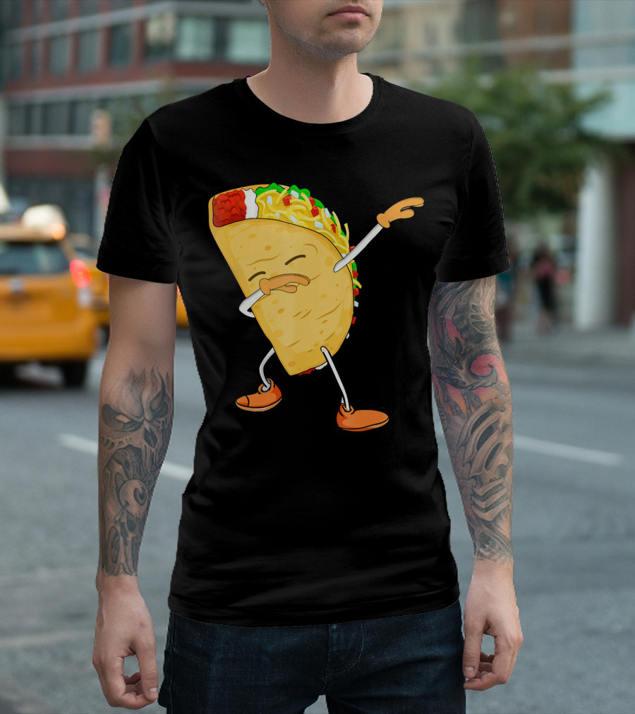 Dabbing Taco Mexican Food Lover Dance Fiesta T-Shirt