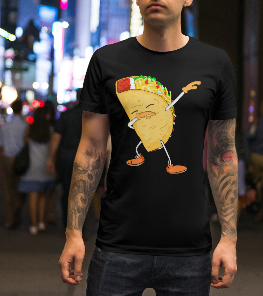 Dabbing Taco Mexican Food Lover Dance Fiesta T-Shirt