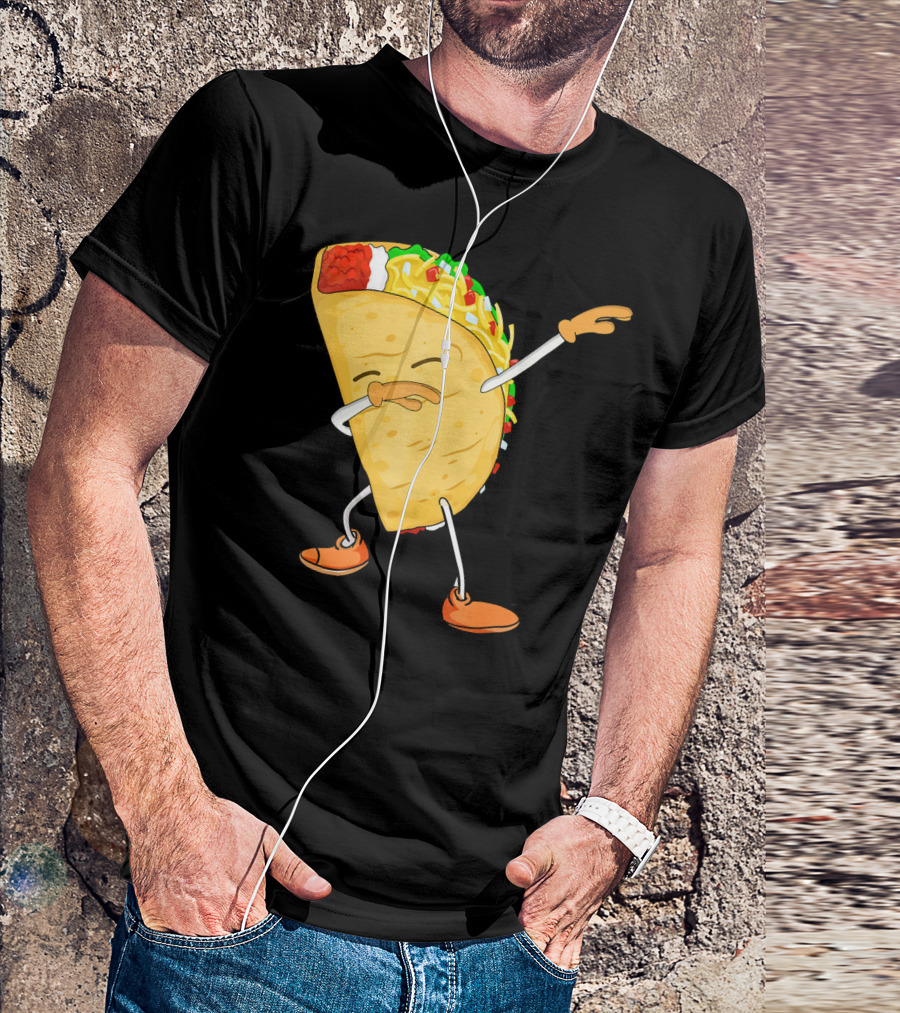 Dabbing Taco Mexican Food Lover Dance Fiesta T-Shirt
