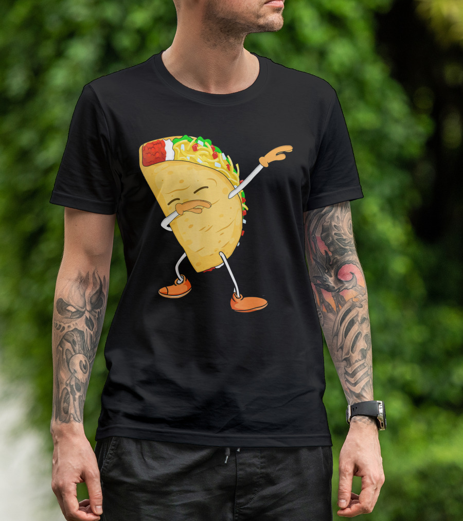 Dabbing Taco Mexican Food Lover Dance Fiesta T-Shirt