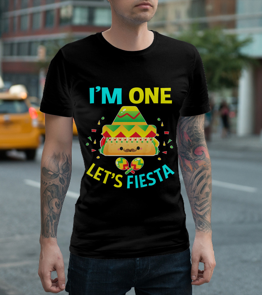 I'm One Let's Fiesta Taco 1st Birthday T-Shirt